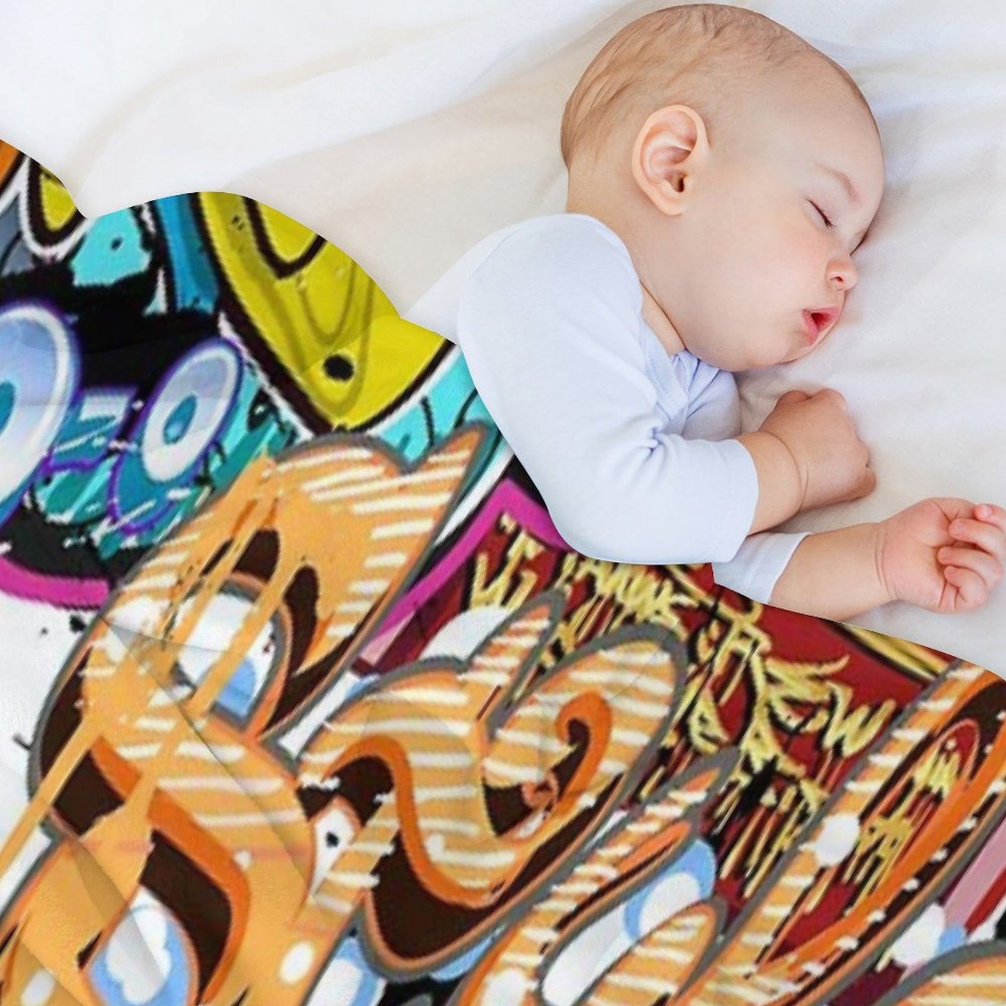 Graffiti Throw Blanket