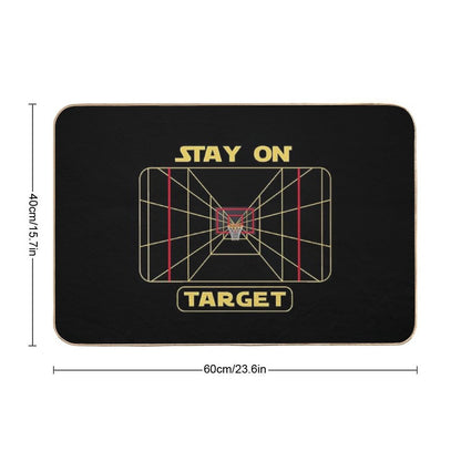 Stay on Target - Basketball Hoop Bath Mat