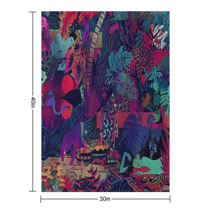 Glass Animals Throw Blanket