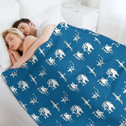 Divine Beasts Throw Blanket