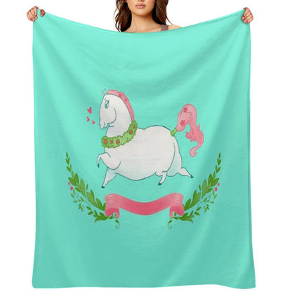 Opera Horse Throw Blanket