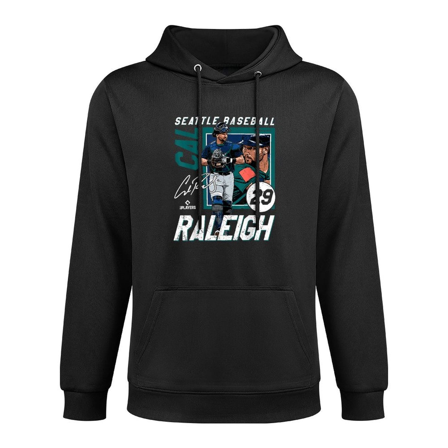 Cal Raleigh  Seattle MLB Baseball Players  MLBCRA203M Customizable Surface Hoodie