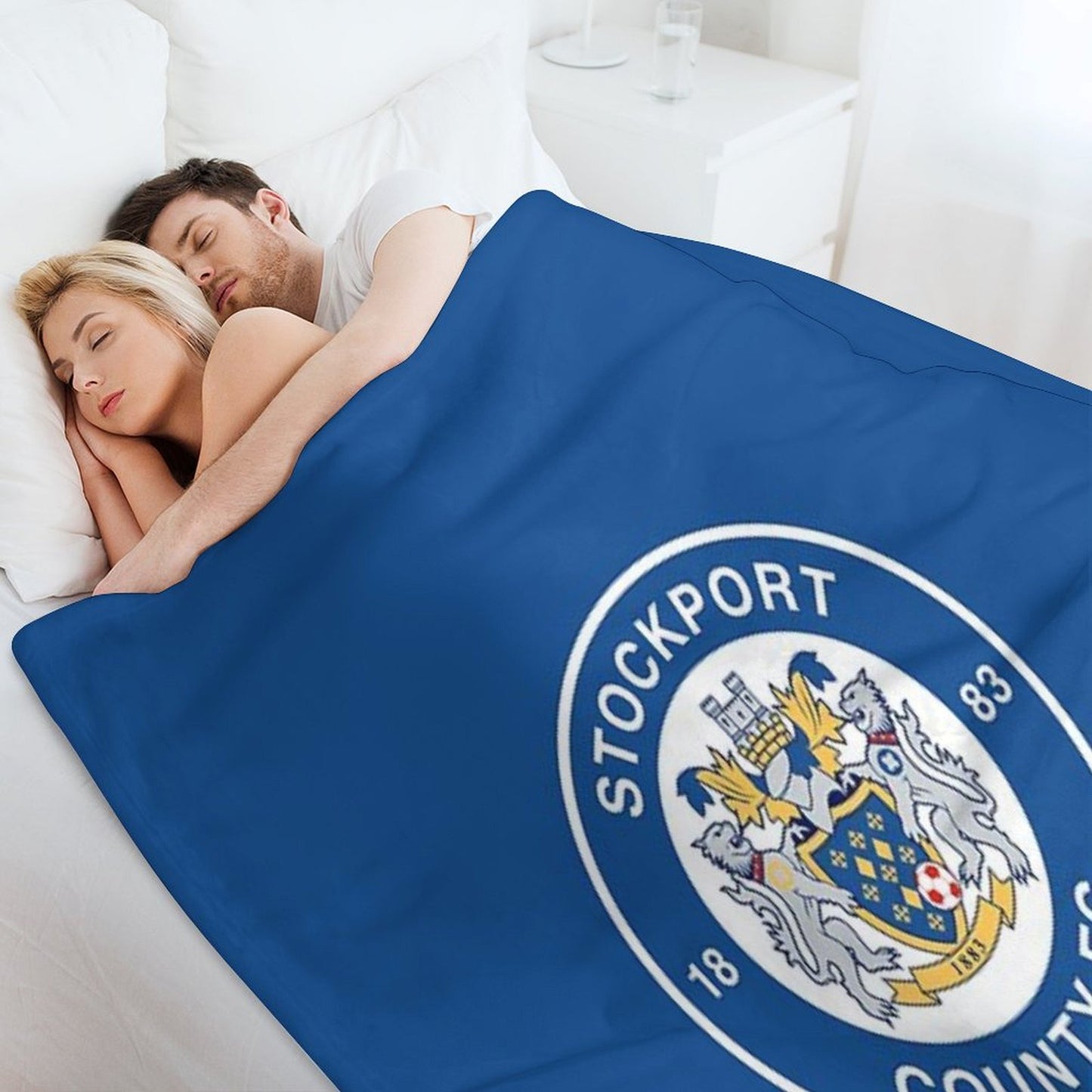 STOCKPORT COUNTY FC Throw Blanket
