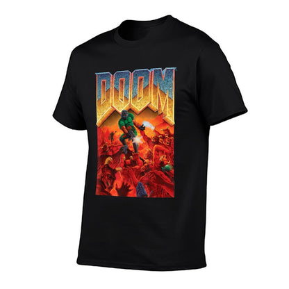 DOOM 1993 Video Game Cover Art  Vintage-inspired T-Shirt