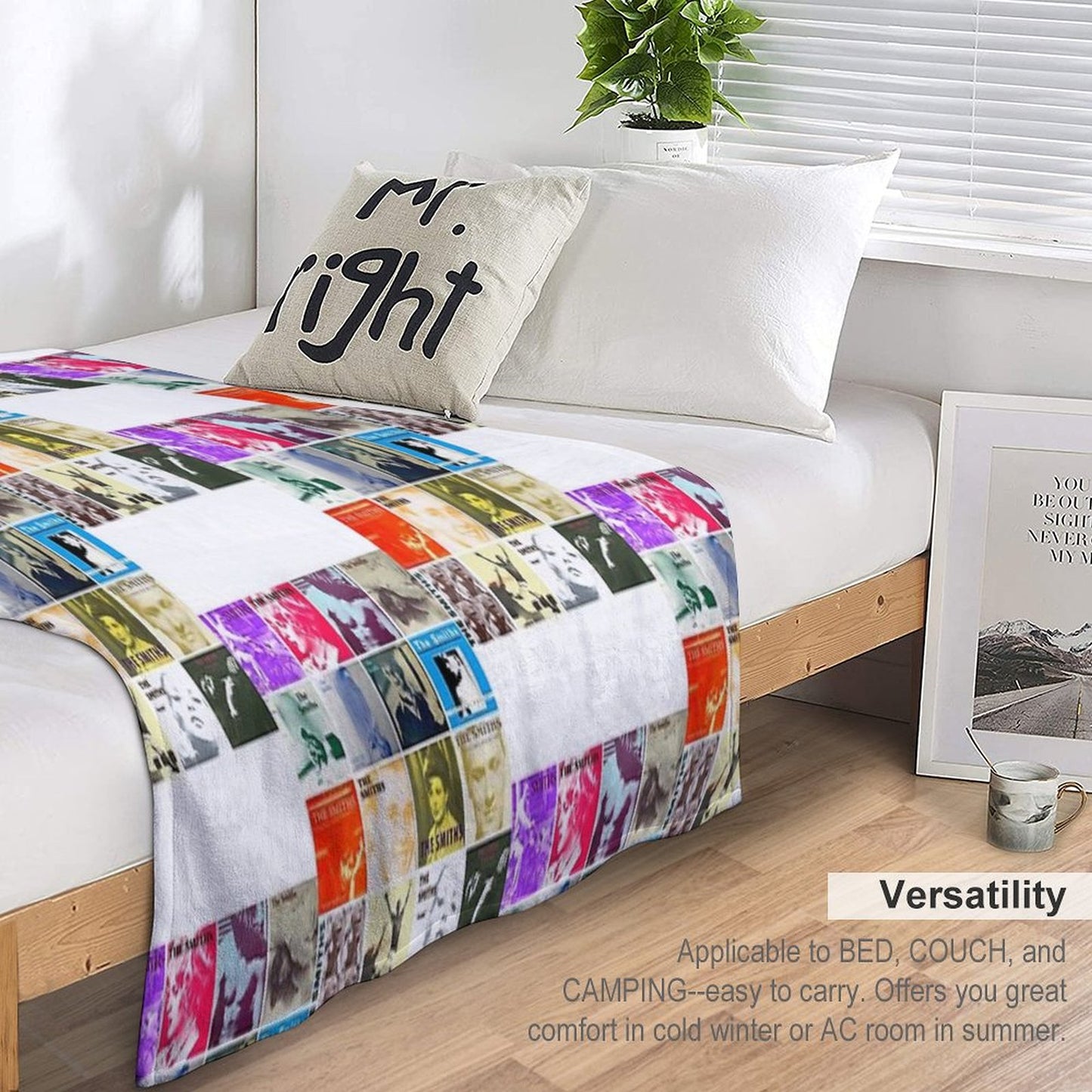 The Smiths Music Throw Blanket