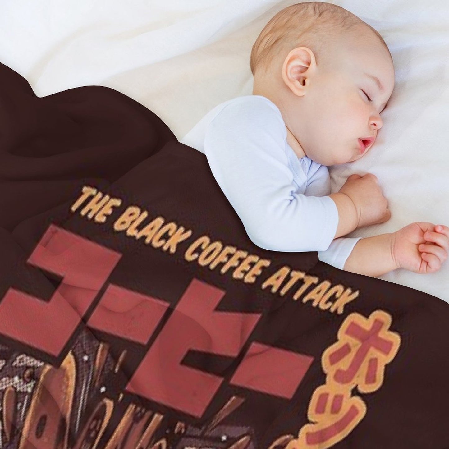 Black Magic Coffee Throw Blanket