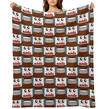Nutella Throw Blanket
