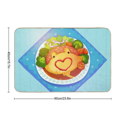 Sea Omurice  Eco-Friendly Bath Mat