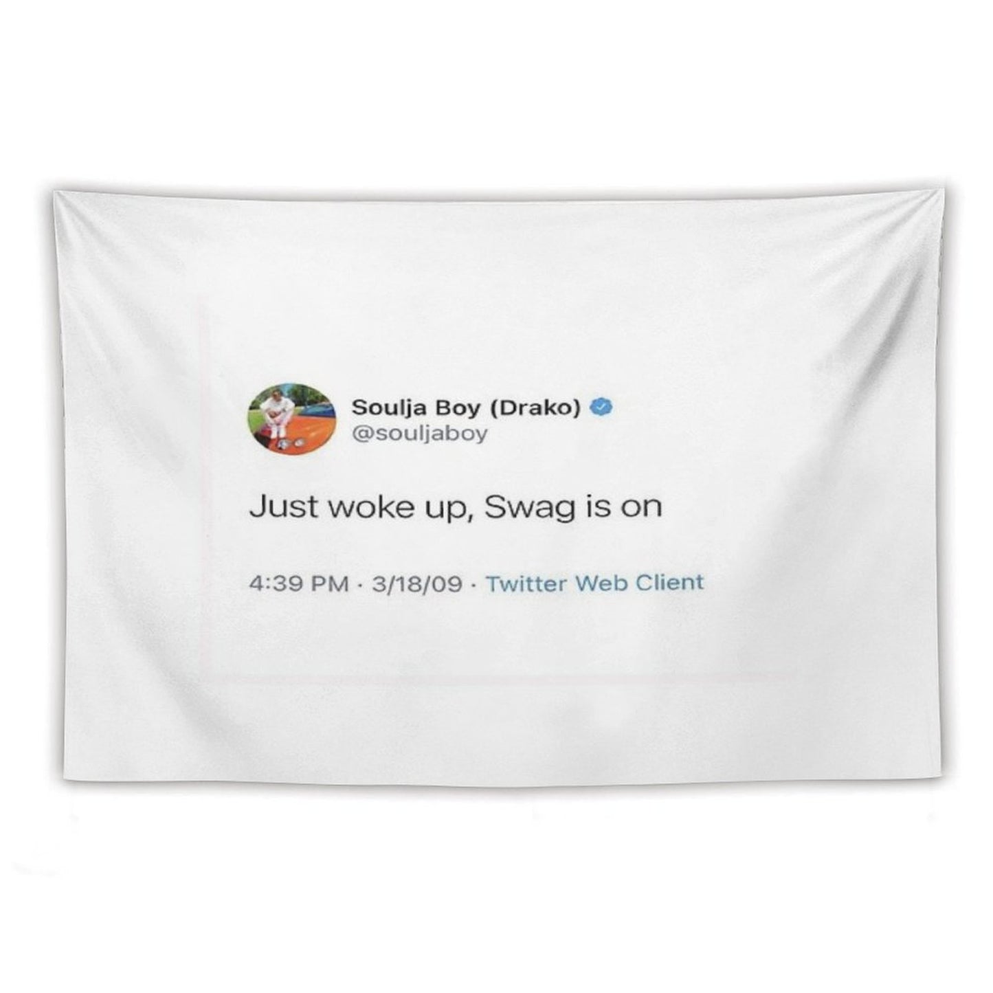 Swag Is on Tapestry