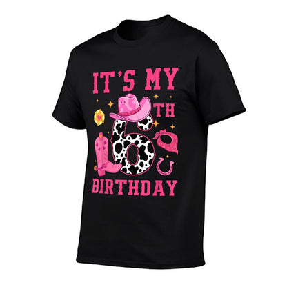 It&#39;s My 6th Birthday Rodeo Western Cowgirl 6 Years Old T-Shirt