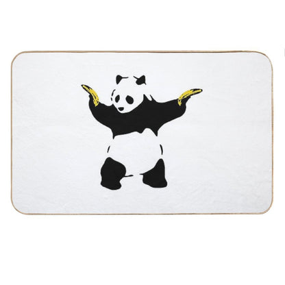 Bad Panda Stencil Bath Mat
