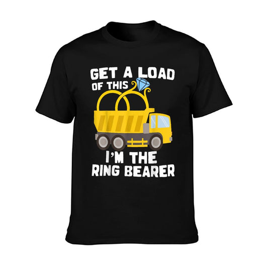 Ring Bearer Shirt Funny Wedding Truck Boys Gift Idea T-Shirt