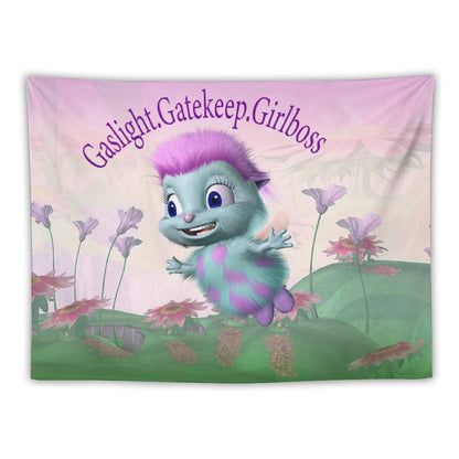 Bibble Gaslight Gatekeep Girlboss Tapestry