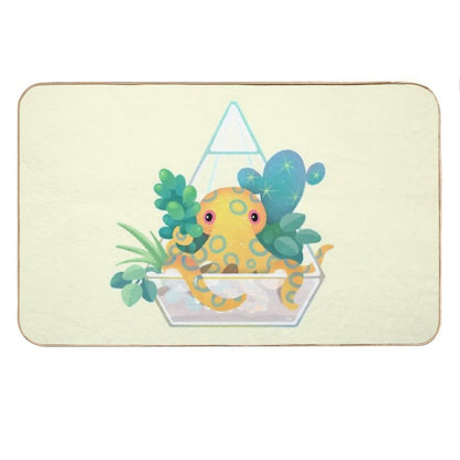 Ocean Terrarium - Blue Ringed Octopus Bath Mat