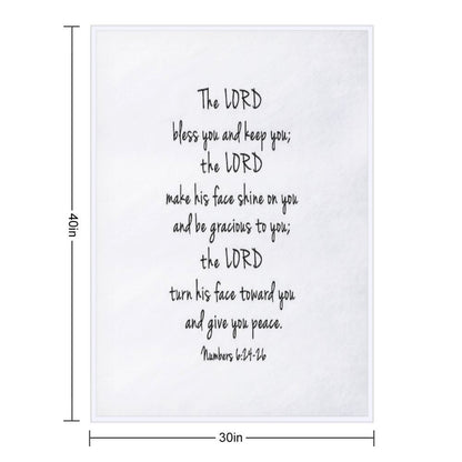 The Lord Bless You And Keep You Throw Blanket