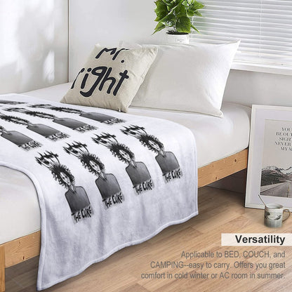 The Cure Print 1 Throw Blanket