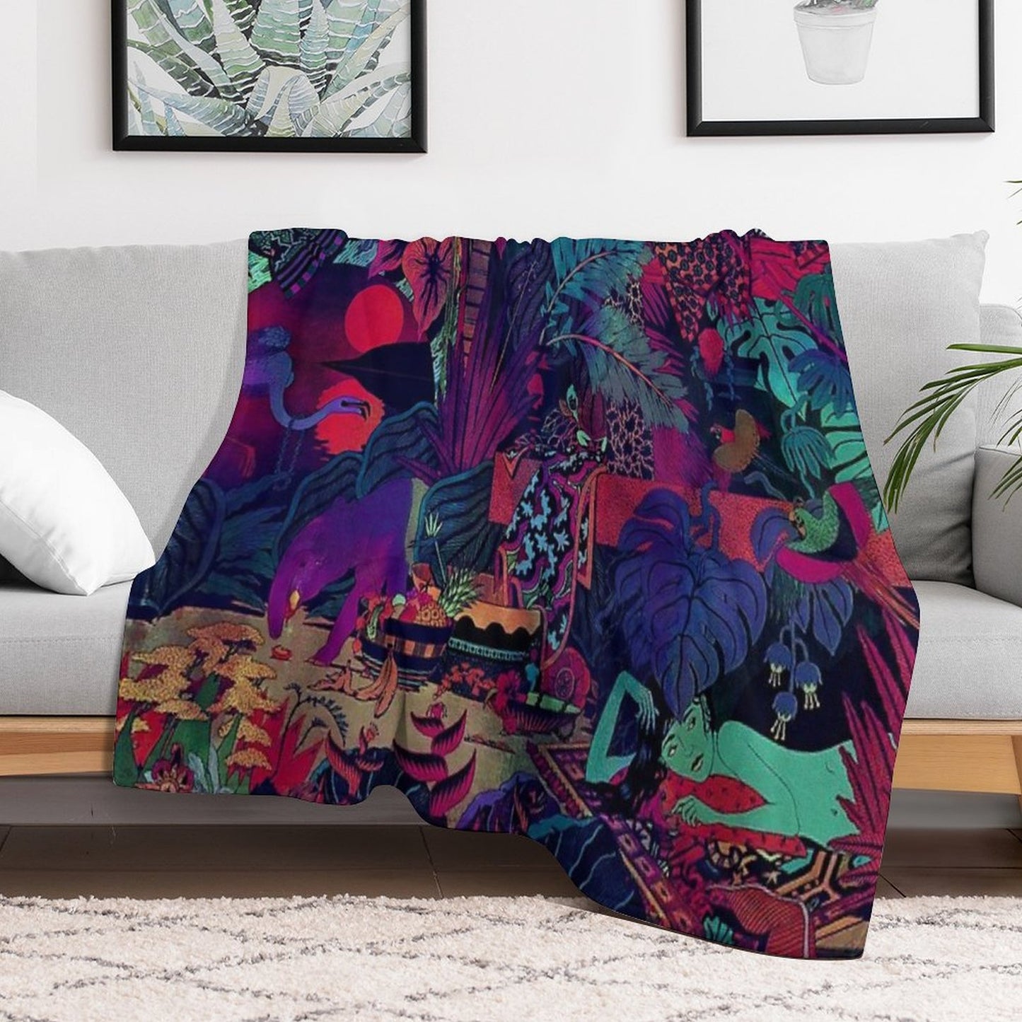 Glass Animals Throw Blanket