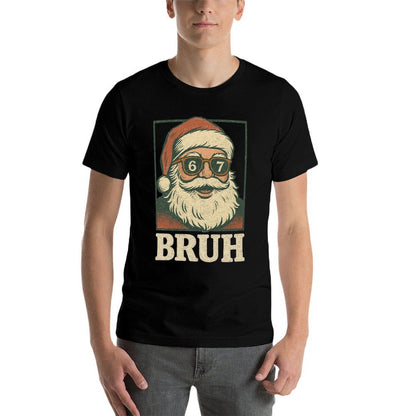 67 Christmas Santa Bruh 6 7 Meme Six Seven Gen Alpha Slang Premium Tri-Blend Comfortable T-Shirt