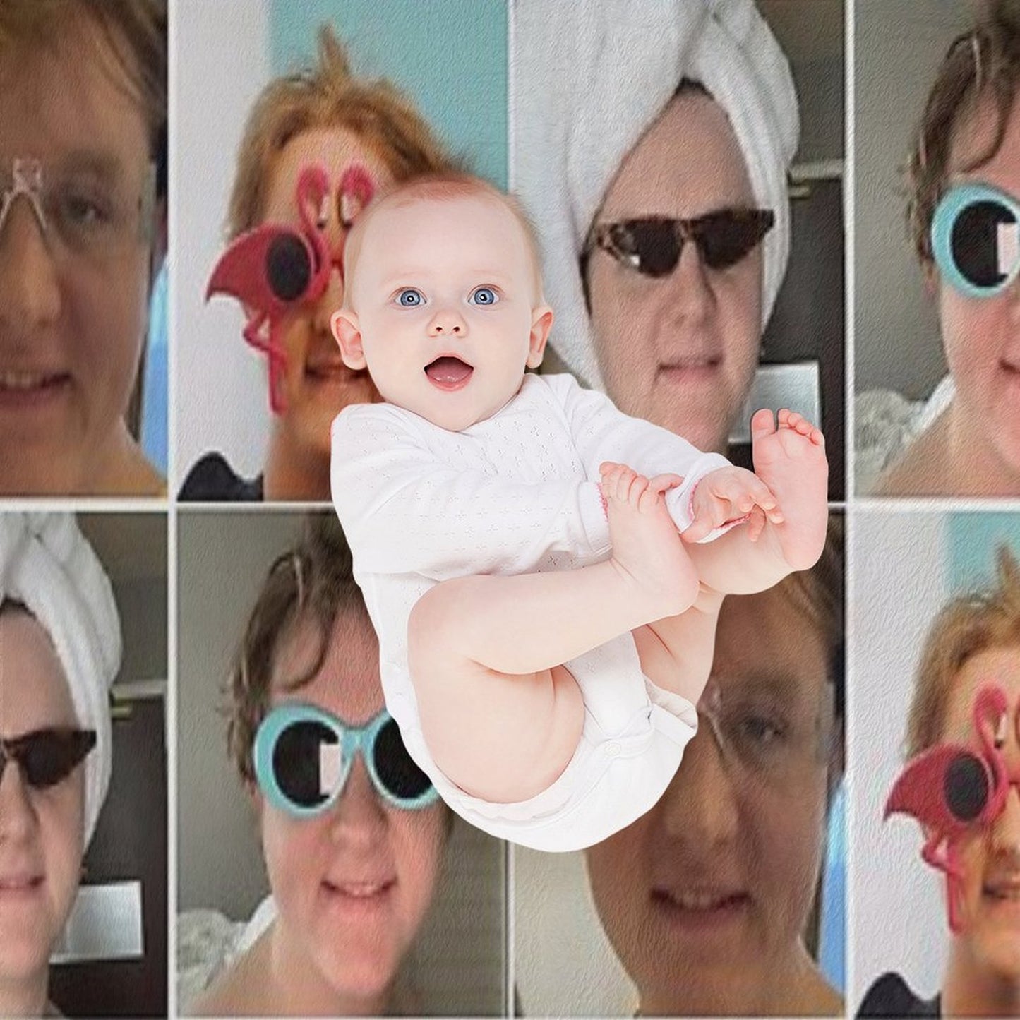 Lewis Capaldi Collage Throw Blanket