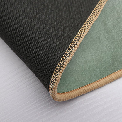 Ombre Paint Color Wash (sage Greenwhite) Bath Mat