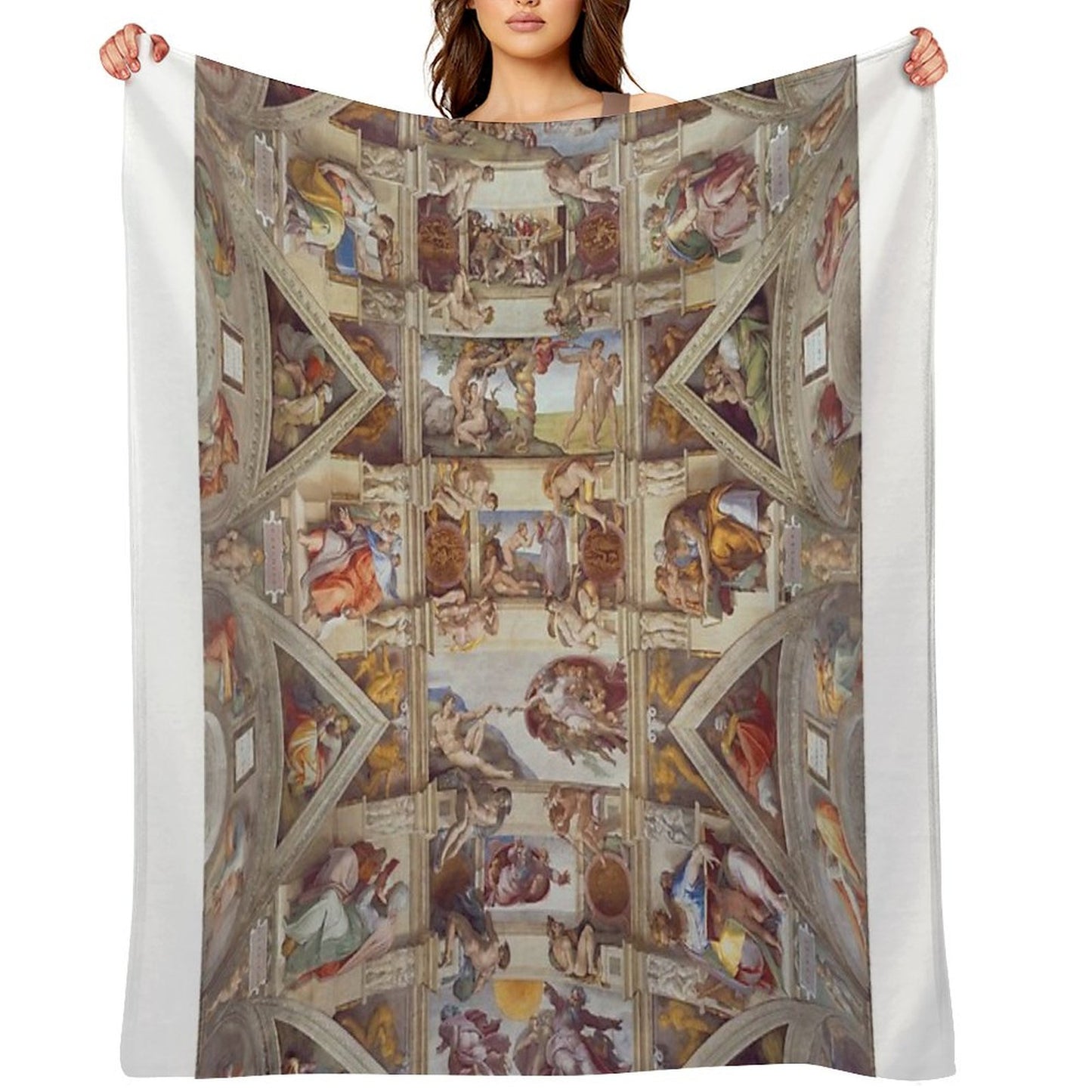 Sistine Chapel Ceiling Throw Blanket