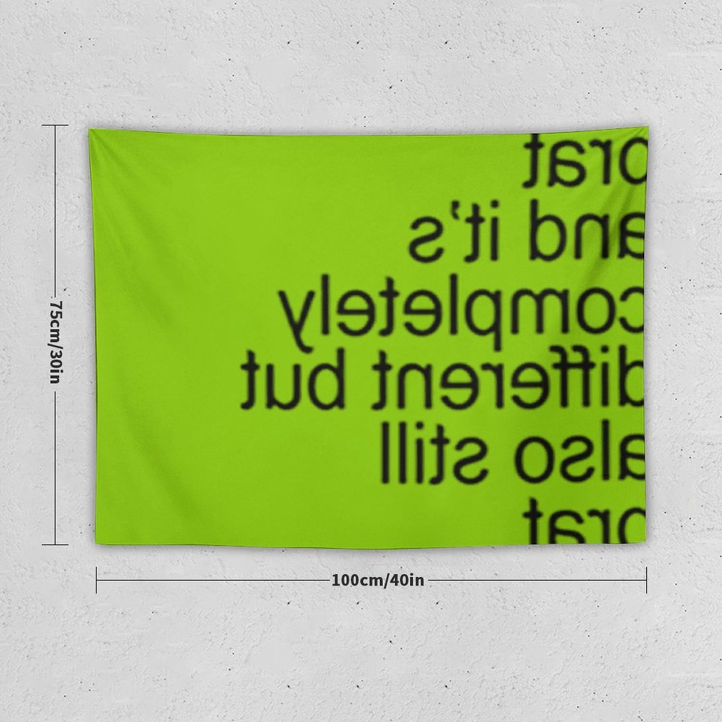 Brat And It’s Completely Different But Also Still Brat Tapestry