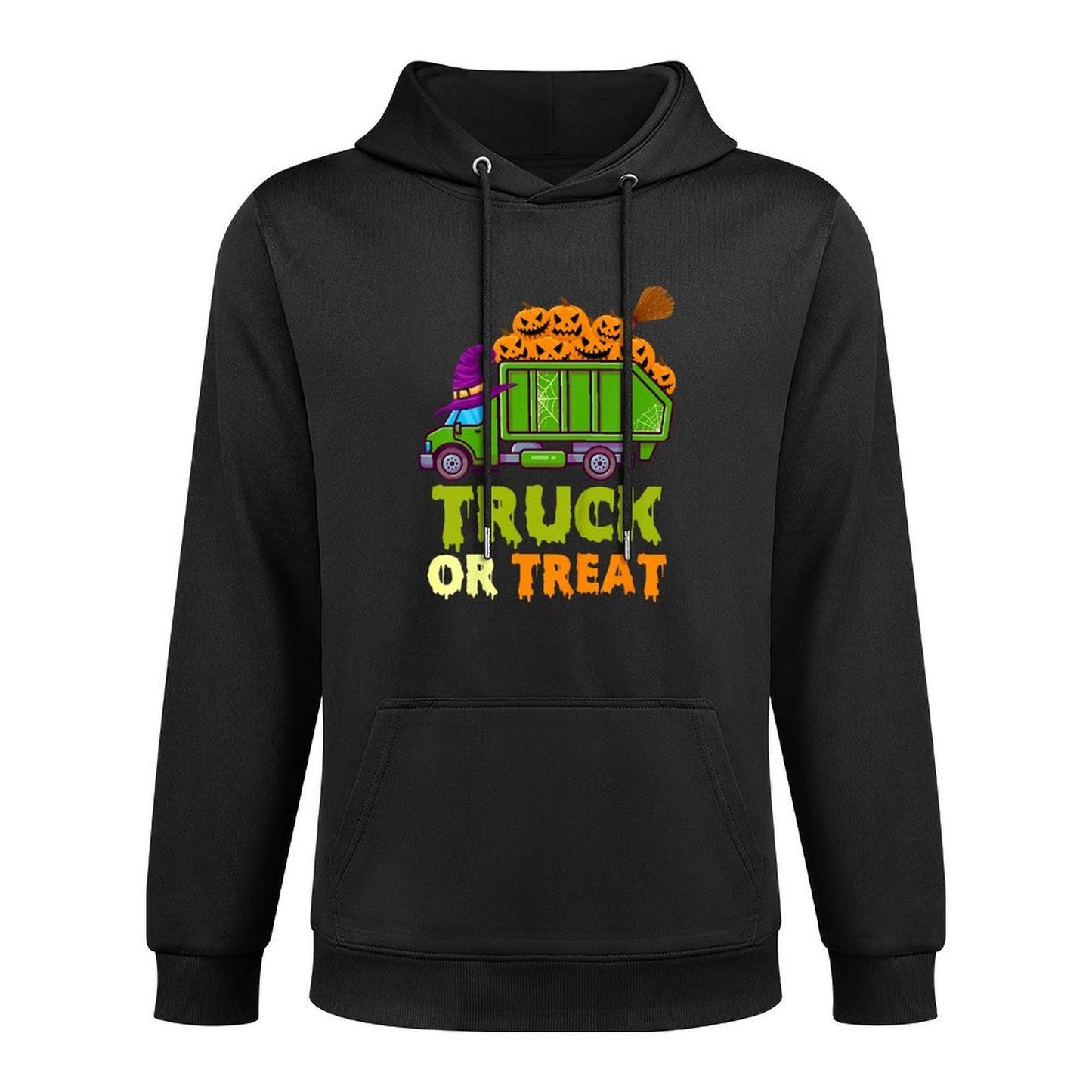 Kids Garbage Truck Pumpkins Toddler Baby Boys Halloween Kids Durable Construction Hoodie