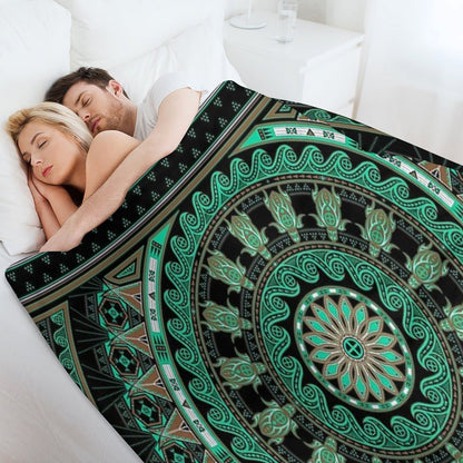 The Turtle (Keya) Throw Blanket