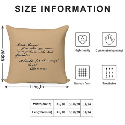It's A Wonderful Life Movie Quote About Friends Soft Easy Maintenance Throw Pillow