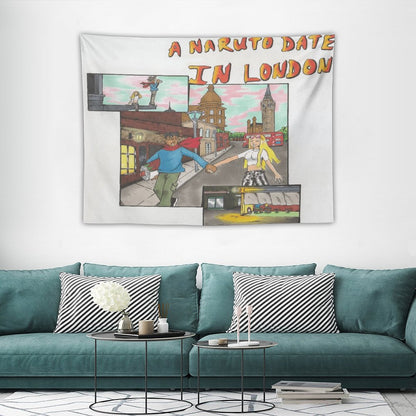 A Naruto Date In London Tapestry