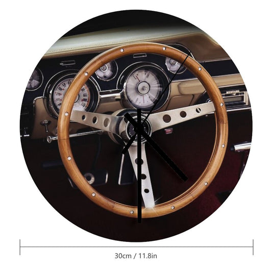 1967 Ford Mustang, Steering Wheel Wall Clock