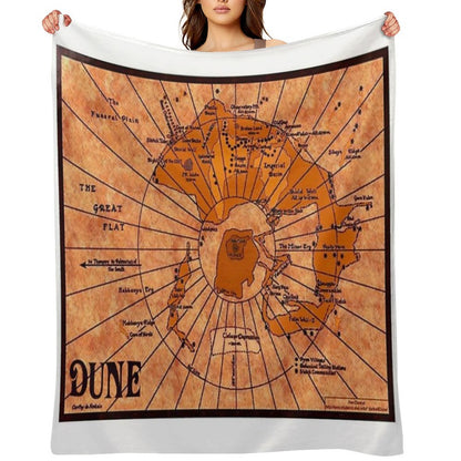 DUNE Map Throw Blanket