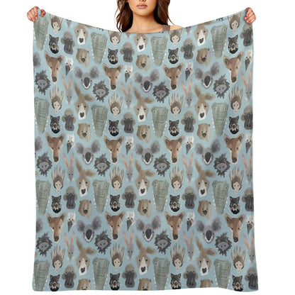 Dusky Outback Throw Blanket