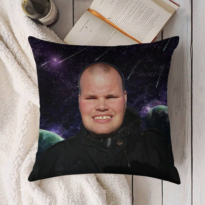 Frankie MacDonald Linen Throw Pillow Cover