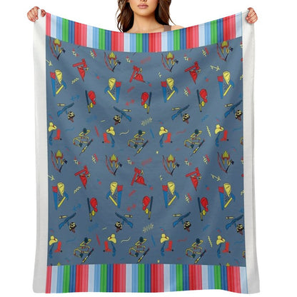 Good Guys Child's Play Chucky - Killer Doll - Pattern Throw Blanket