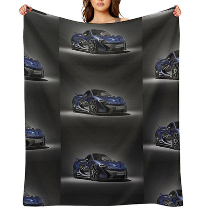 McLaren P1 Throw Blanket