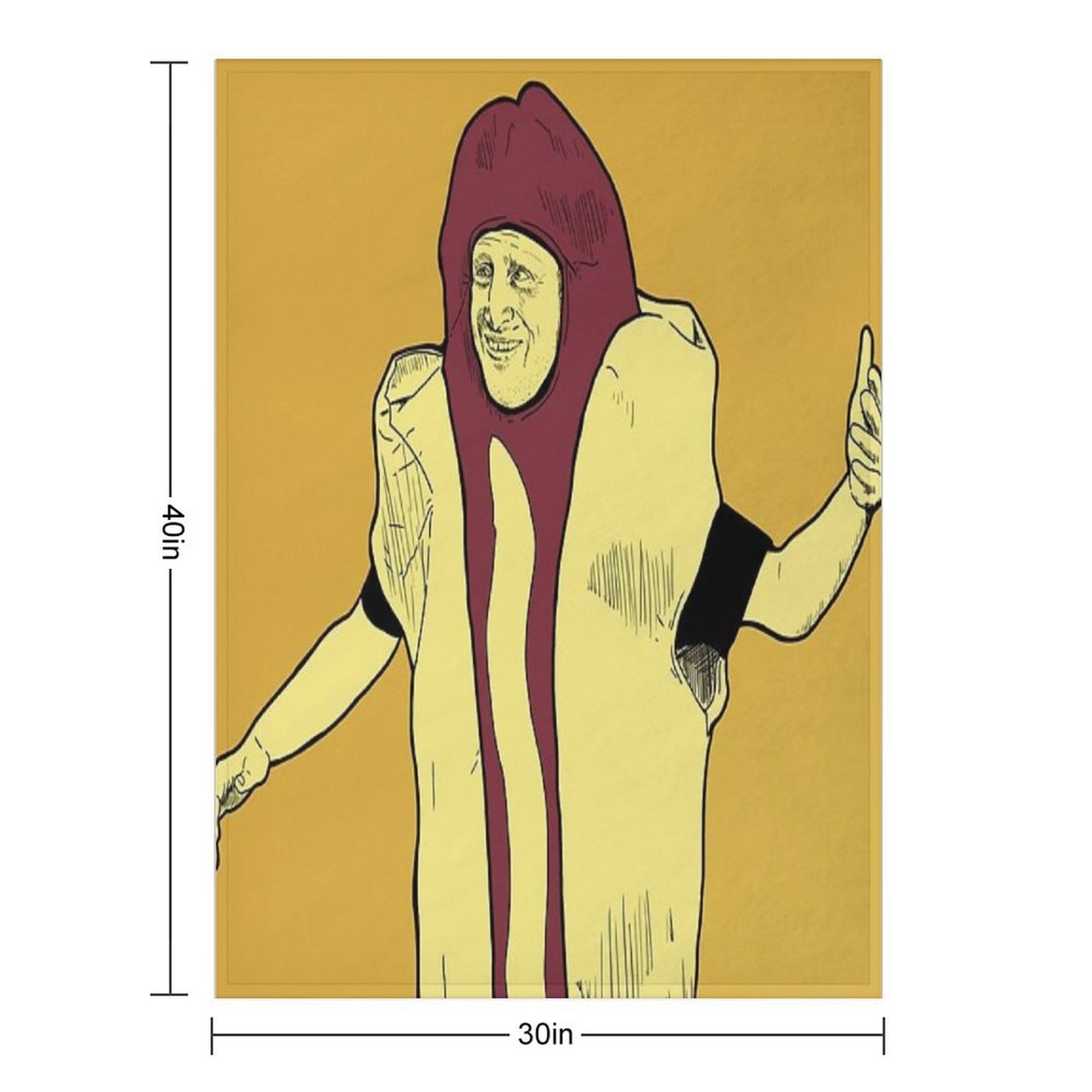 Hot Dog Car Crash (I Think You Should Leave) Throw Blanket