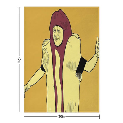 Hot Dog Car Crash (I Think You Should Leave) Throw Blanket