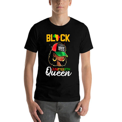 1865 Juneteenth Black Queen  Polyester Blend T-Shirt