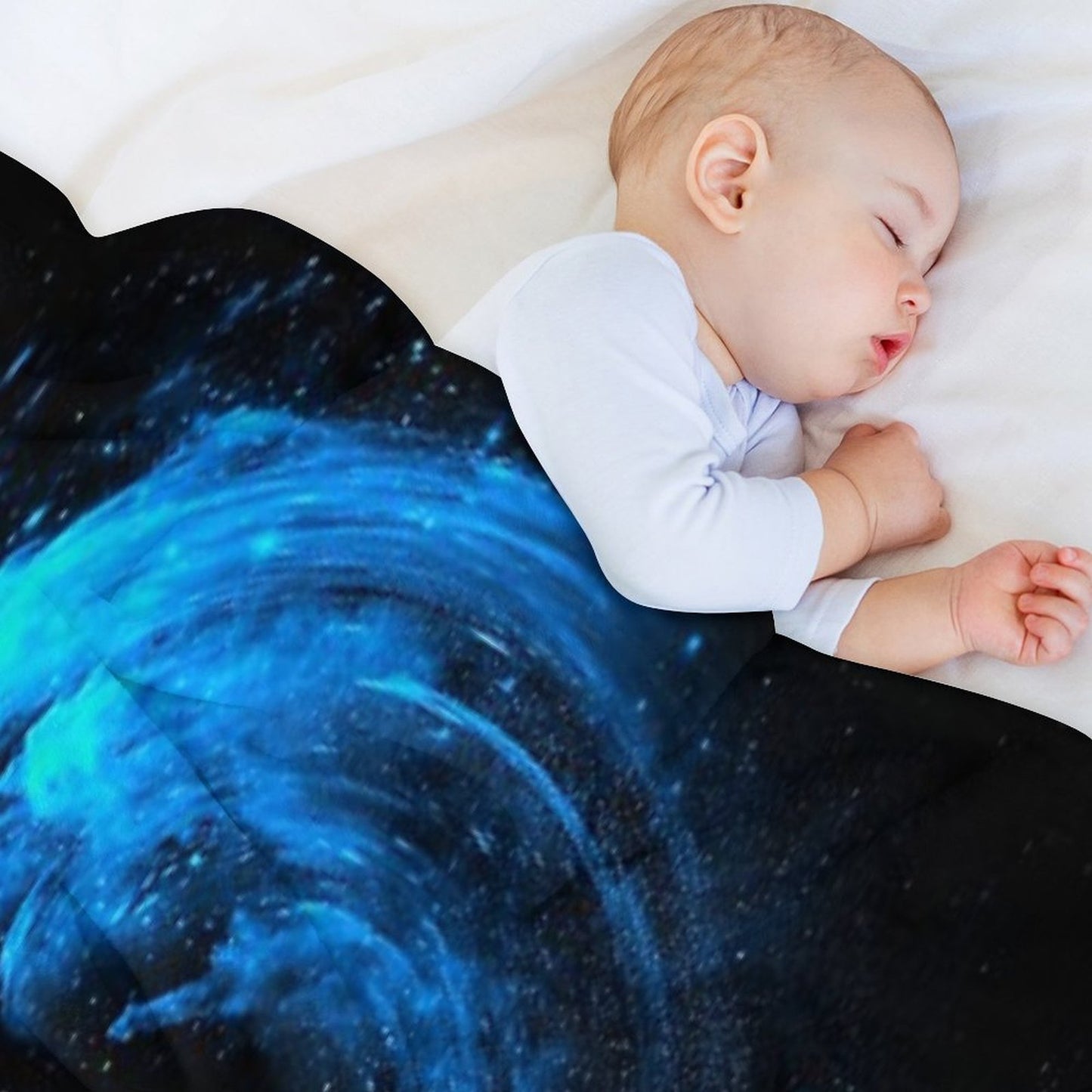 Space Surfing Throw Blanket