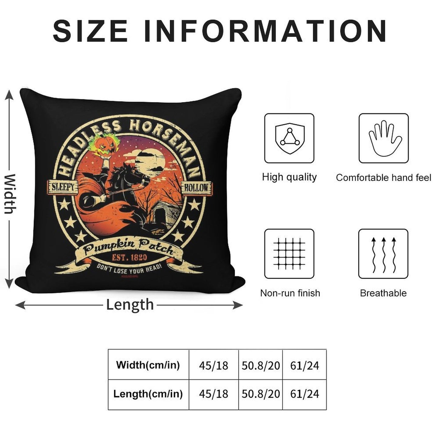 Don't Lose Your Head Now Soft Luxury Feel Throw Pillow