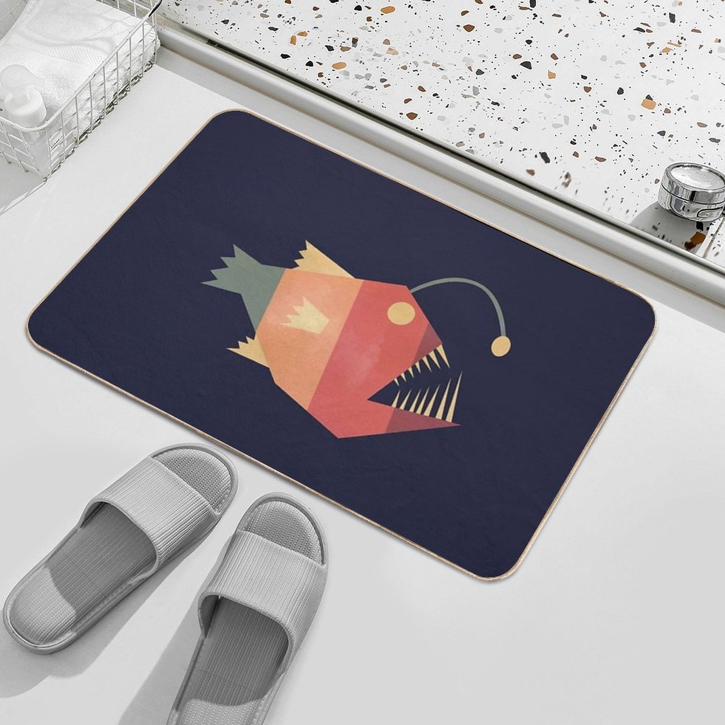 The Rare Rainbow Anglerfish Bath Mat
