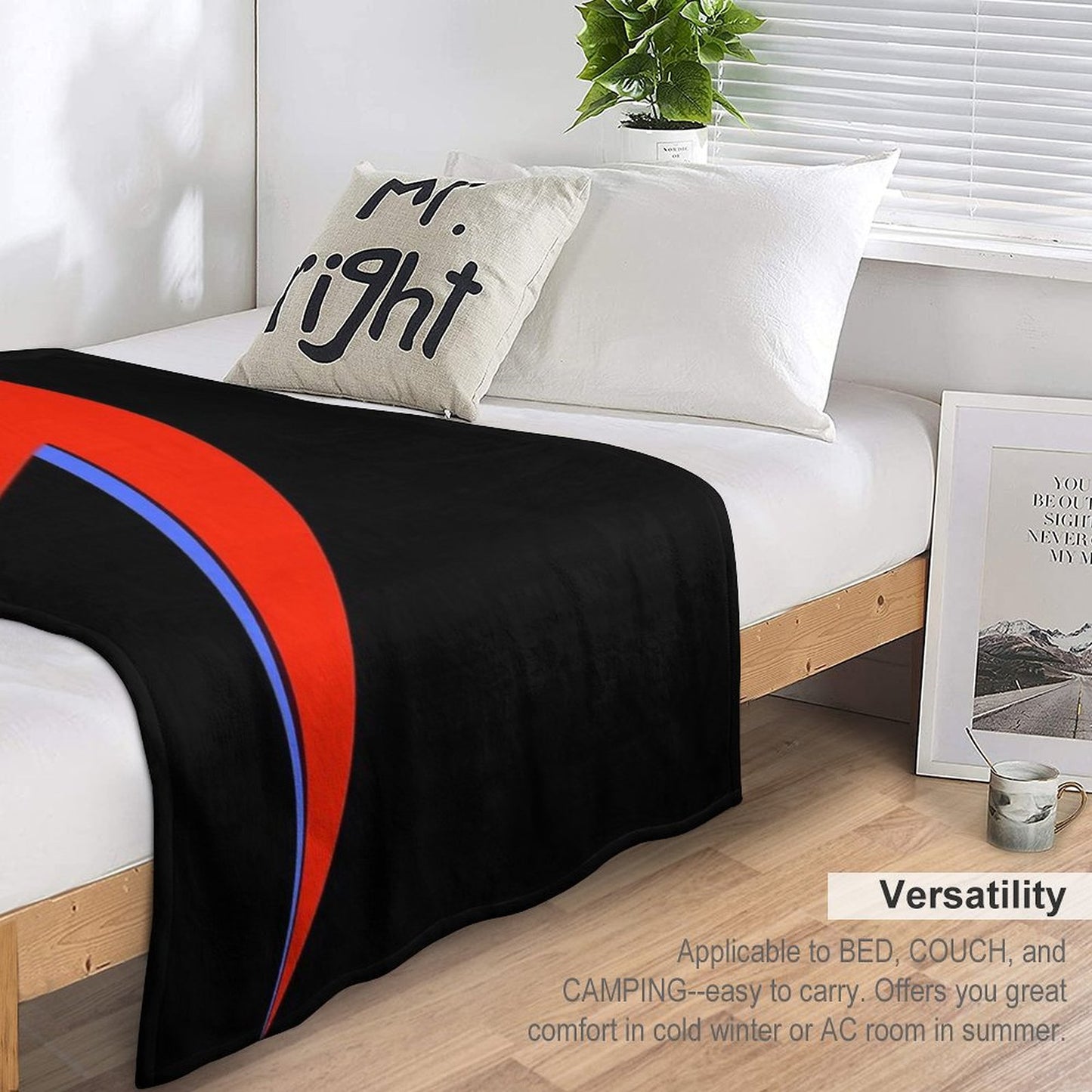 Aladdin Sane Throw Blanket