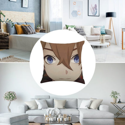 Childe Genshin Impact Linen Throw Pillow Cover