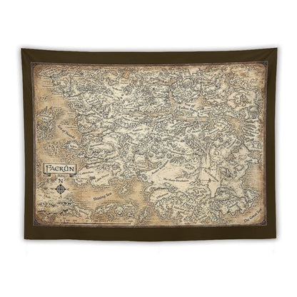 Annotated Map Of Faerun Tapestry