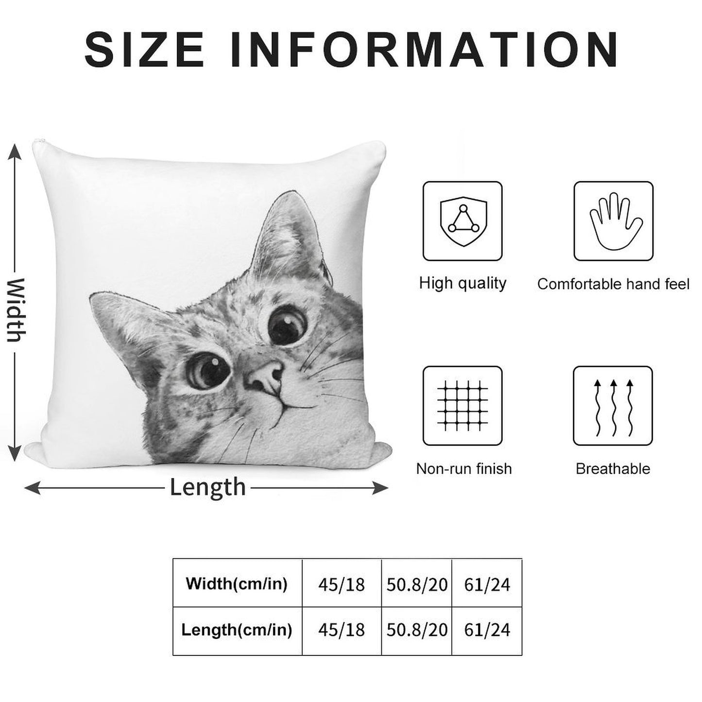 Sneaky Cat Soft Luxury Feel Throw Pillow