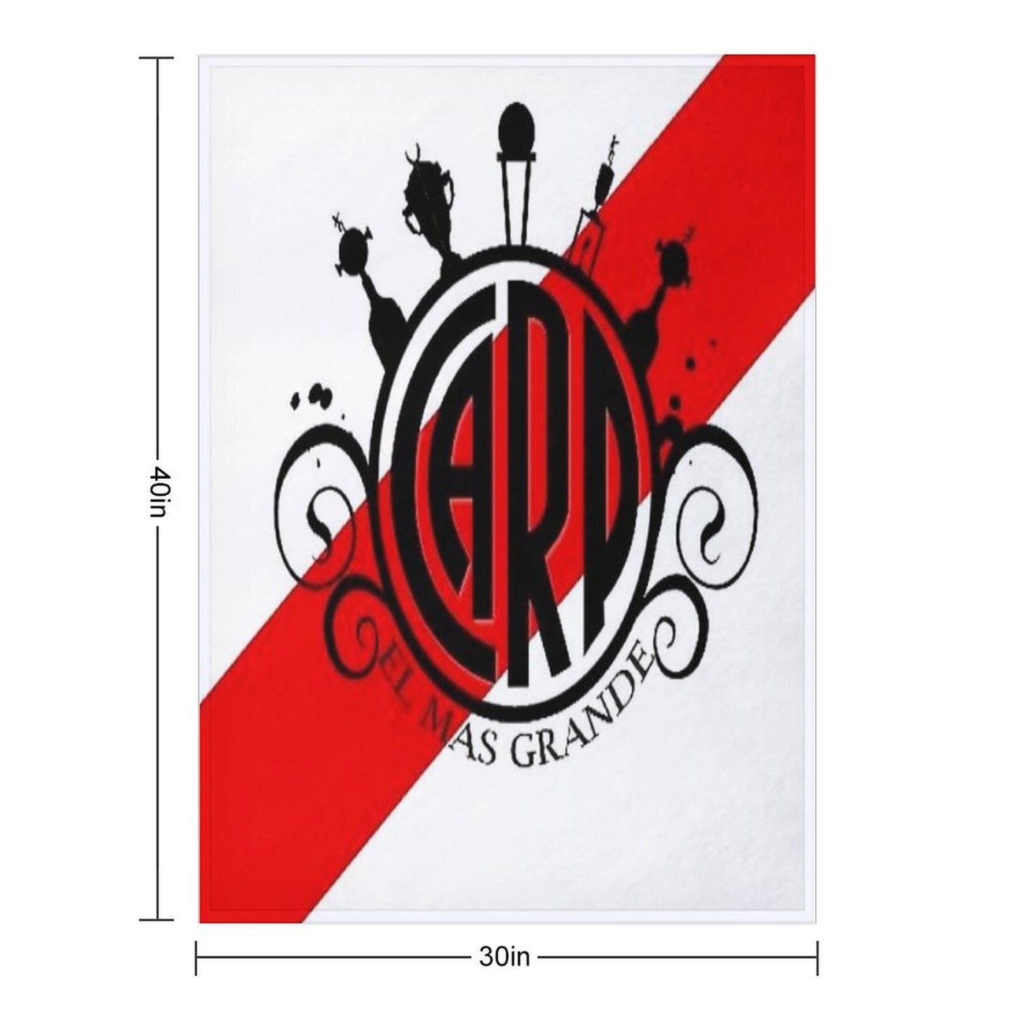 River Plate The Largest Throw Blanket