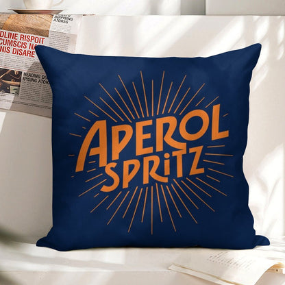 APEROL SPRITZ Linen Throw Pillow Cover