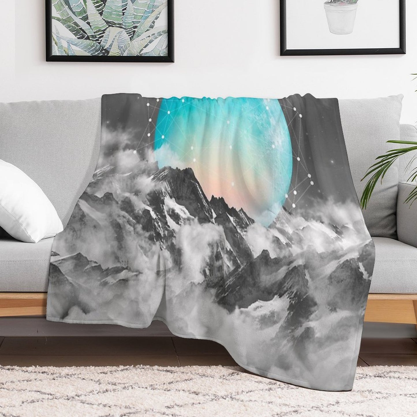 It Seemed To Chase The Darkness Away Throw Blanket