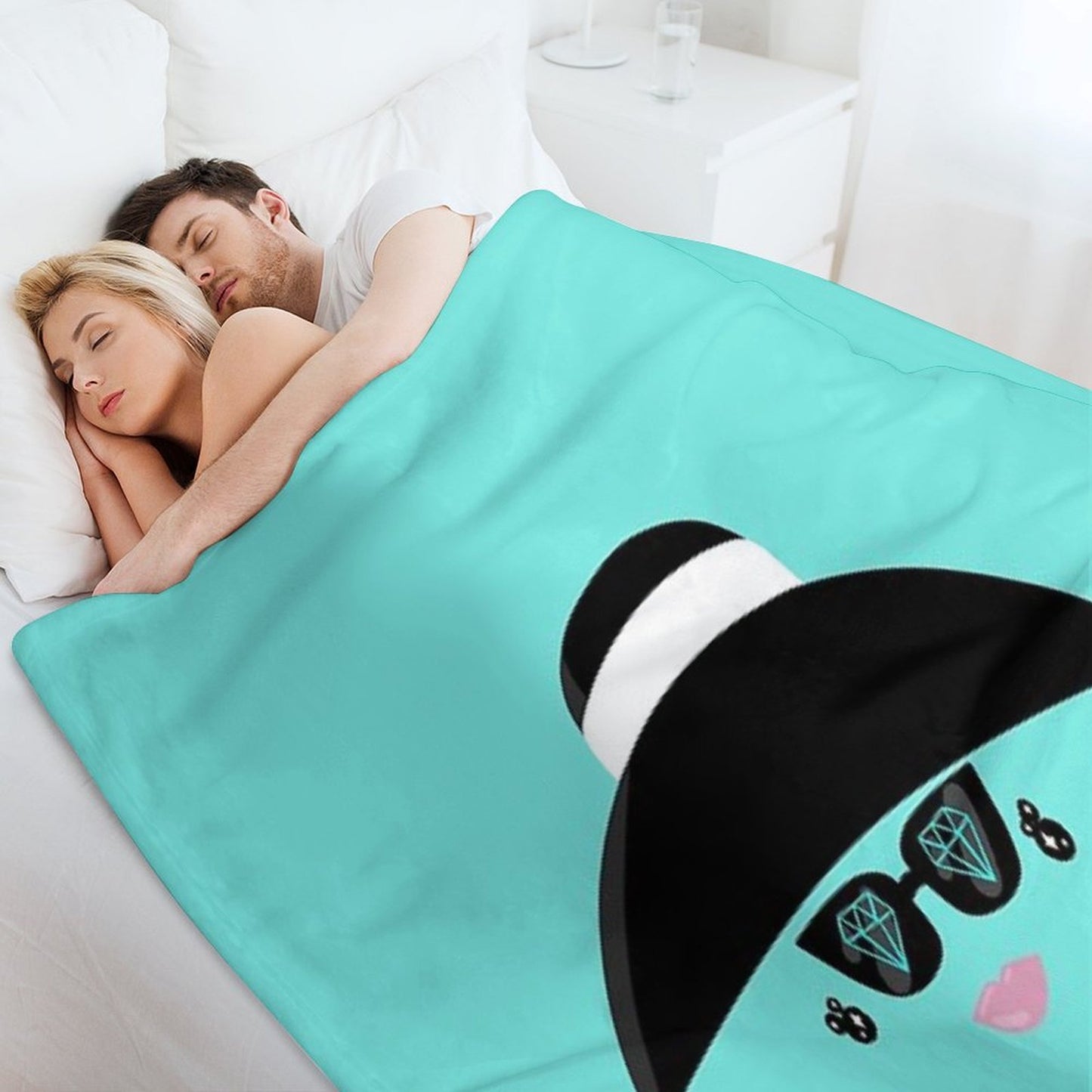Holly Golightly Big Hat Throw Blanket